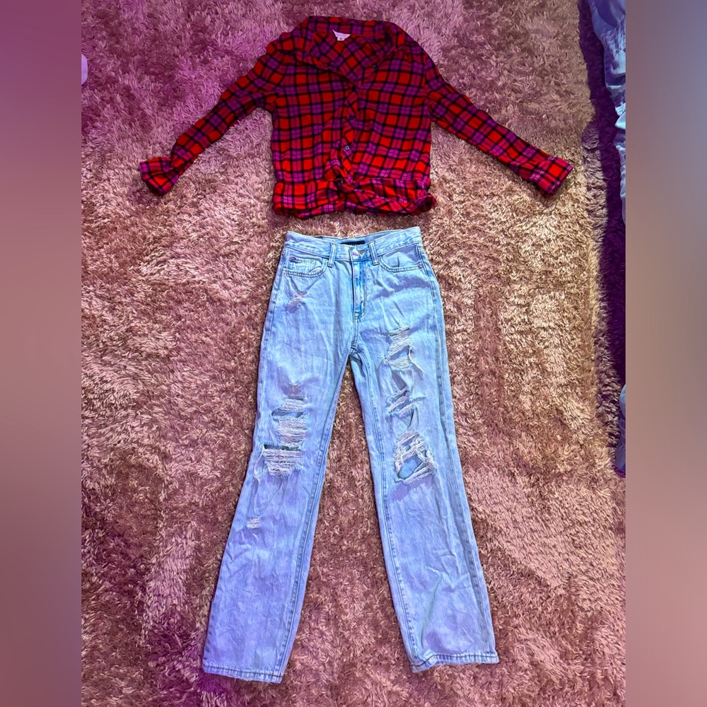 Full aéropostale outfit shirt+jeans